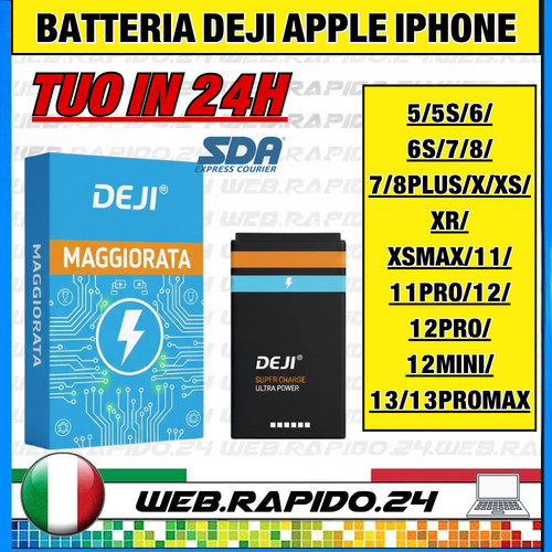 Batteria deji potenziata - deji, apple