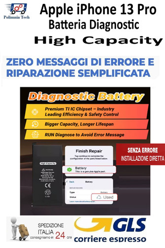 Apple iphone pro - apple, batteria
