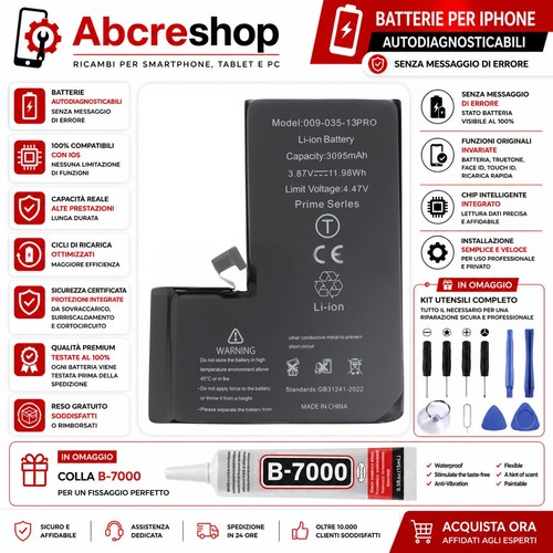 Batteria per iphone pro - per, 13