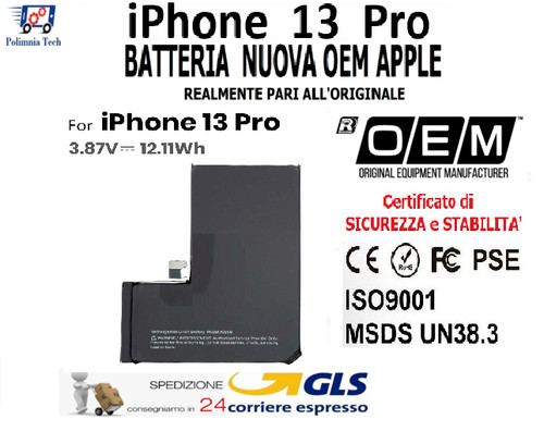 Apple iphone pro batteria - pro,