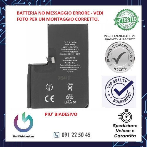 Batteria ricambio per - batteria, di